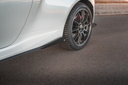 Street Pro Seitenschweller Ansatz Cup Leisten passend für Toyota GR Yaris Mk4 FLAPS HOCHGLANZ
