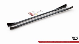 Street Pro Seitenschweller Ansatz Cup Leisten passend für Toyota GR Yaris Mk4 FLAPS HOCHGLANZ