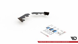 Hintere Seiten Flaps für Toyota GR Yaris Mk4 schwarz Hochglanz