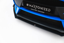 Street Pro Cup Spoilerlippe Front Ansatz V.2 passend für Ford Focus RS Mk3 SCHWARZ