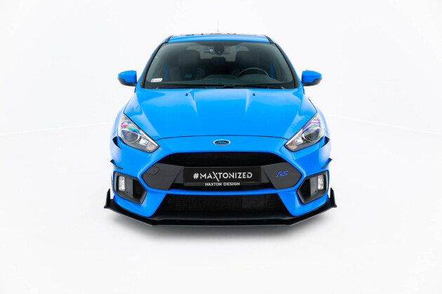 Street Pro Spoilerlippe Front Ansatz V.2 passend für Ford Focus RS Mk3 rot
