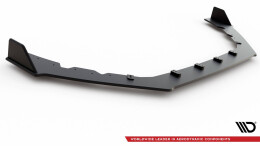 Street Pro Spoilerlippe Front Ansatz V.2 passend für Ford Focus RS Mk3 rot