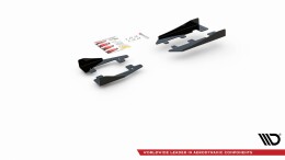 Seitliche Flaps Wings passend für Ford Focus RS Mk3 FLAPS HOCHGLANZ