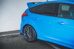 Street Pro Seitenschweller Ansatz Cup Leisten passend für Ford Focus RS Mk3 SCHWARZ