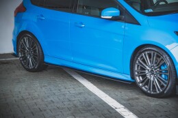Street Pro Seitenschweller Ansatz Cup Leisten für Ford Focus RS Mk3 ROT