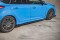 Street Pro Seitenschweller Leisten passend für Ford Focus RS Mk3 rot+ Hochglanz Flaps