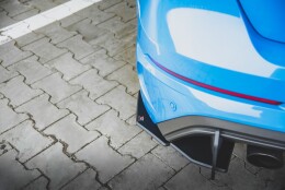Street Pro Heck Ansatz Flaps Diffusor passend für Ford Focus RS Mk3 rot
