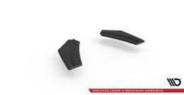 Street Pro Heck Ansatz Flaps Diffusor passend für Ford Focus RS Mk3 rot