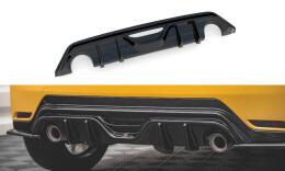 Heck Ansatz Diffusor passend für Toyota GR Yaris Mk4 schwarz Hochglanz