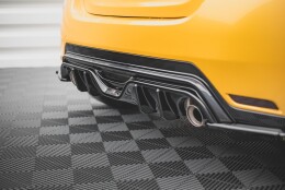 Heck Ansatz Diffusor passend für Toyota GR Yaris Mk4 schwarz Hochglanz