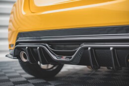 Heck Ansatz Diffusor passend für Toyota GR Yaris Mk4 schwarz Hochglanz