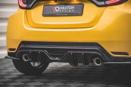 Heck Ansatz Diffusor passend für Toyota GR Yaris Mk4 schwarz Hochglanz