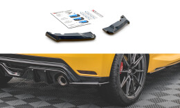 Heck Ansatz Flaps Diffusor V.3 passend für Toyota GR Yaris Mk4 schwarz Hochglanz