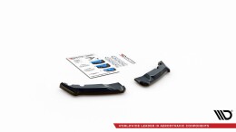 Heck Ansatz Flaps Diffusor V.3 passend für Toyota GR Yaris Mk4 schwarz Hochglanz