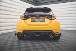 Street+ Heck Ansatz Flaps V.4 passend für Toyota GR Yaris Mk4 schwarz Hochglanz