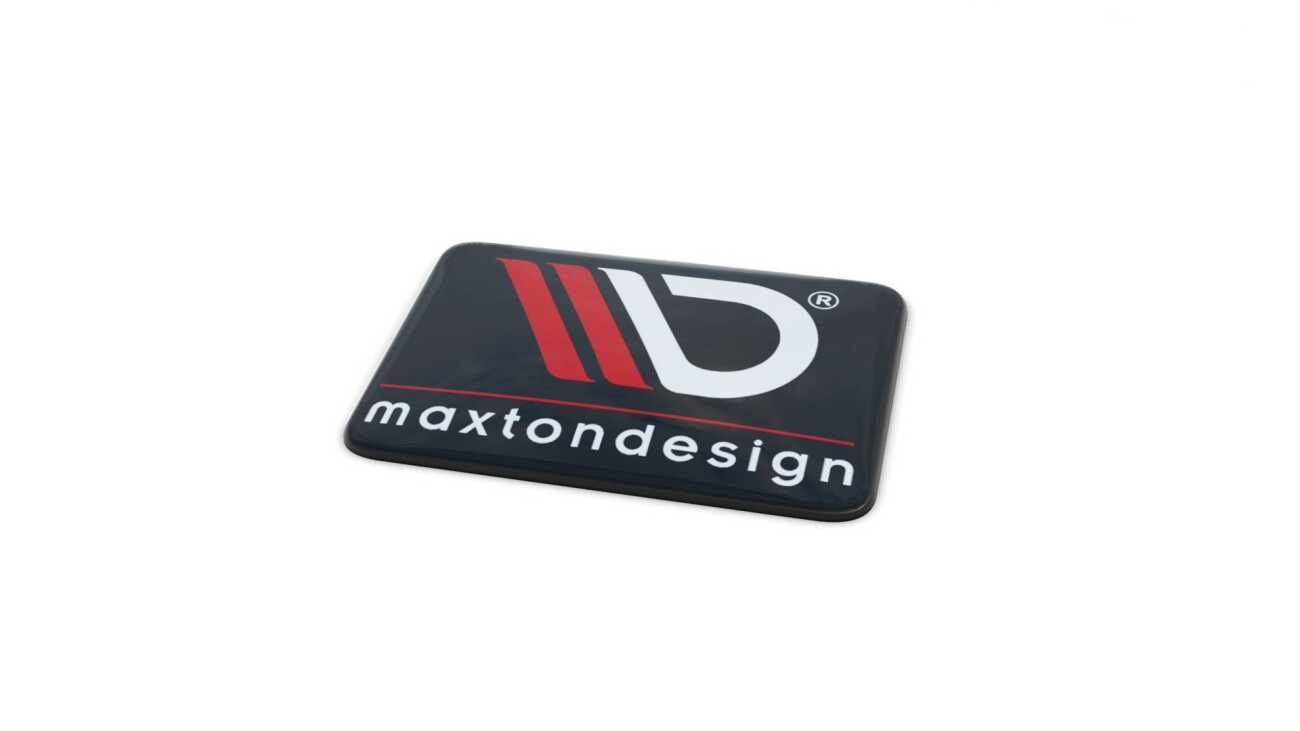 Maxton Design Sticker White 01 Aufkleber Logo ohne Schriftzug 15x7,5 , 3,50  €