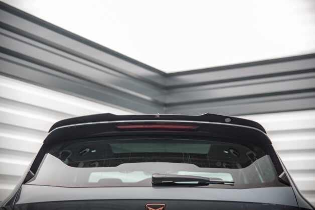 Heck Spoiler Aufsatz Abrisskante passend für Cupra Ateca Mk1 / Mk1 Facelift schwarz Hochglanz