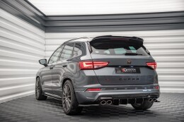 Heck Spoiler Aufsatz Abrisskante für Cupra Ateca Mk1 / Mk1 FL schwarz Hochglanz