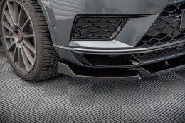 Cup Spoilerlippe Front Ansatz V.1 für Cupra Ateca Mk1 schwarz Hochglanz