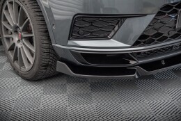 Cup Spoilerlippe Front Ansatz V.1 passend für Cupra Ateca Mk1 schwarz Hochglanz