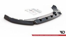 Cup Spoilerlippe Front Ansatz V.1 passend für Cupra Ateca Mk1 schwarz Hochglanz