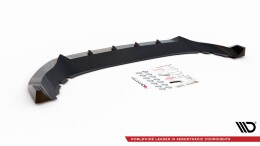 Cup Spoilerlippe Front Ansatz V.1 passend für Cupra Ateca Mk1 schwarz Hochglanz