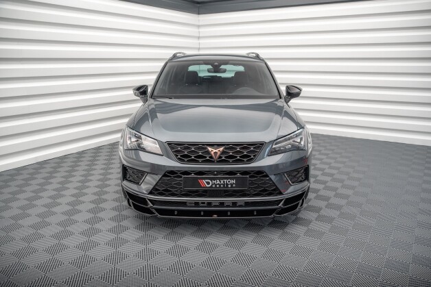 Cup Spoilerlippe Front Ansatz V.2 passend für Cupra Ateca Mk1 schwarz Hochglanz