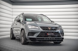 Cup Spoilerlippe Front Ansatz V.2 für Cupra Ateca Mk1 schwarz Hochglanz