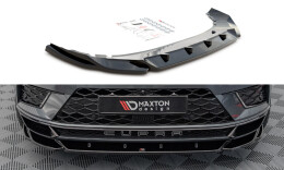Cup Spoilerlippe Front Ansatz V.2 passend für Cupra Ateca Mk1 schwarz Hochglanz