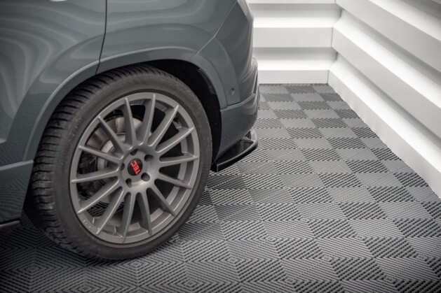 Heck Ansatz Flaps Diffusor für Cupra Ateca Mk1 / Mk1 FL schwarz Hochglanz