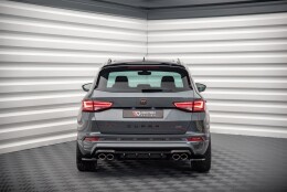 Heck Ansatz Flaps Diffusor für Cupra Ateca Mk1 / Mk1 FL schwarz Hochglanz