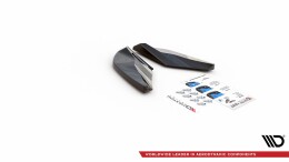 Heck Ansatz Flaps Diffusor passend für Cupra Ateca Mk1 / Mk1 Facelift schwarz Hochglanz