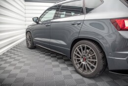 Seitenschweller Ansatz Cup Leisten passend für Cupra Ateca Mk1 / Mk1 Facelift schwarz Hochglanz