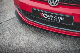 Street Pro Cup Spoilerlippe Front Ansatz V.3 für VW Golf 6 GTI Mk6 ROT
