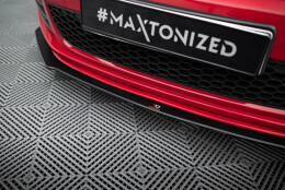 Street Pro Cup Spoilerlippe Front Ansatz V.3 passend für VW Golf 6 GTI Mk6 rot