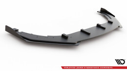 Street Pro Cup Spoilerlippe Front Ansatz V.3 passend für VW Golf 6 GTI Mk6 rot+ Hochglanz Flaps