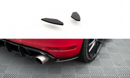 Street Pro Heck Ansatz Flaps Diffusor passend für VW Golf 6 GTI Mk6 SCHWARZ