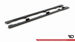 Street Pro Seitenschweller Ansatz Cup Leisten passend für VW Golf 6 GTI Mk6 SCHWARZ