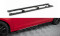Street Pro Seitenschweller Ansatz Cup Leisten passend für VW Golf 6 GTI Mk6 rot