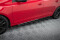 Street Pro Seitenschweller Ansatz Cup Leisten passend für VW Golf 6 GTI Mk6 rot