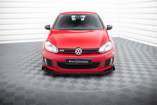Front Stoßstange Flaps passend für VW Golf GTI Mk6 FLAPS HOCHGLANZ