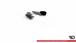 Hintere Seiten Flaps passend für VW Golf GTI Mk6 schwarz Hochglanz