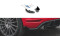 Heck Stoßstangen Flaps / Wings für VW Golf 6 GTI Mk6 schwarz Hochglanz