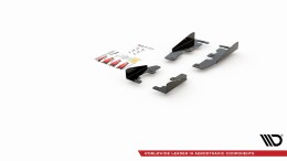 Seitenschweller Flaps für BMW 1er F21 M135i / M140i / M-Paket schwarz Hochglanz