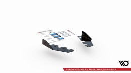 Hintere Seiten Flaps für BMW M135i F20 schwarz Hochglanz