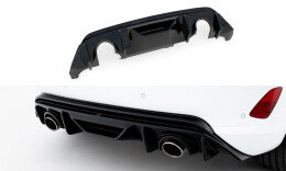 Street+ Heck Ansatz Diffusor V.3 passend für Ford Fiesta ST Mk8 schwarz Hochglanz