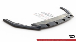 Cup Spoilerlippe Front Ansatz V.1 passend für Skoda Octavia RS Mk4 schwarz Hochglanz