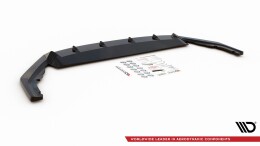Cup Spoilerlippe Front Ansatz V.1 passend für Skoda Octavia RS Mk4 schwarz Hochglanz