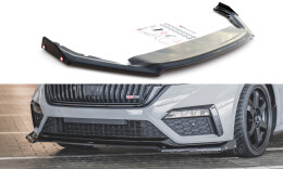 Cup Spoilerlippe Front Ansatz V.2 + Flaps für Skoda...