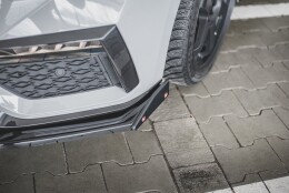 Street+ Spoilerlippe Front Ansatz V.2 + Flaps passend für Skoda Octavia RS Mk4